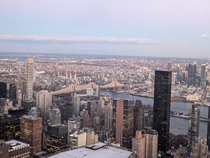 view of bridges from summit one vanderbilt