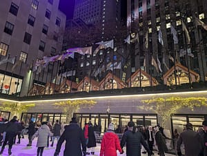 skating in Rockefeller Center